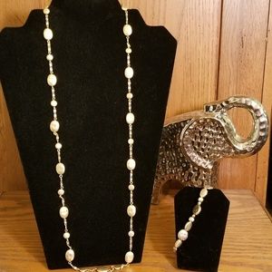 Lia Sophia necklace and matching bracelet